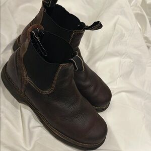 DANNER Bull Run Chelsea Brown Leather Boots, Sz 10.5